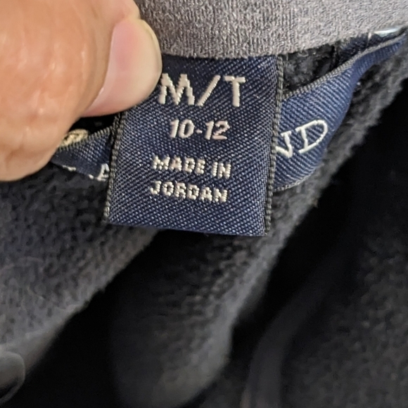 Lands' End black half zip pullover size Medium - Picture 3 of 6